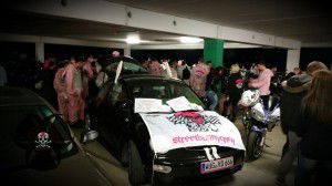 Streetbunnycrew - Rosa Hasenkostüm für soziales Engagement 6 Streetbunnycrew auf der Streetculture 2014 in Nürnberg