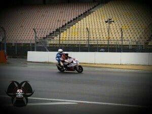 als Sozius bei Steve Mizera mit seiner S1000RR