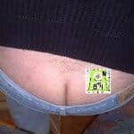 Hintern mit Vignette