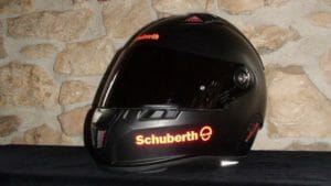 Helmet Schuberth SR1 test - Racing helmet of the superlative !? 42 SR1 Stealth rot Schuberth reflektion (2)