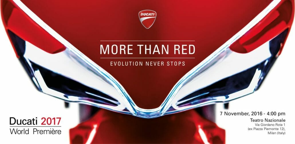 EICMA – Ducati Pressekonferenz live hier zu sehen 2 Ducati World Premiere 2017 Invitation EN