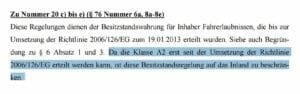 A2-Führerschein-Neuregelung wurde BESCHLOSSEN - SIE KOMMT 29 A2 8