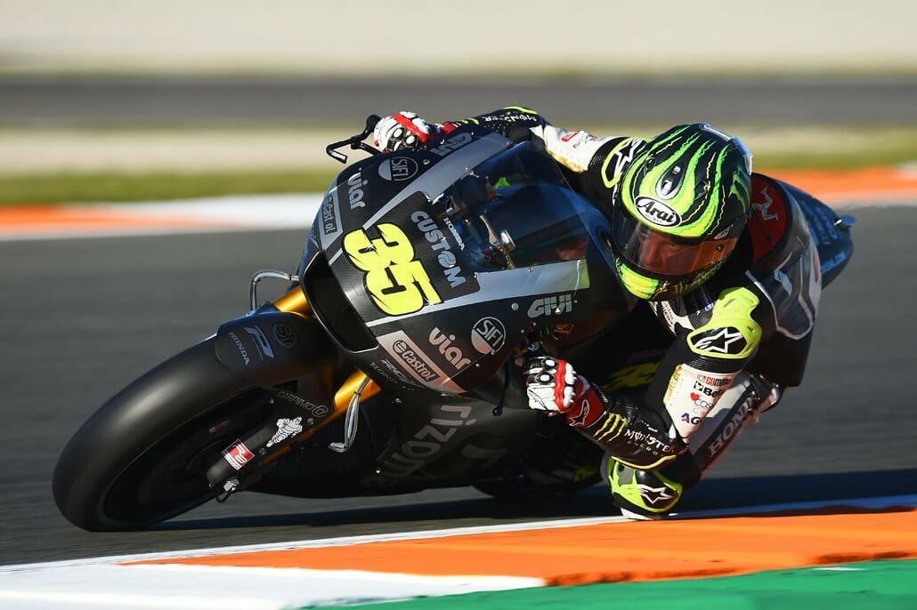 Johann Zarco: Warum die Knie-OP ausbleibt und das Comeback naht 5 Cal Crutchlow bei einem MotoGP-Test für LCR Honda