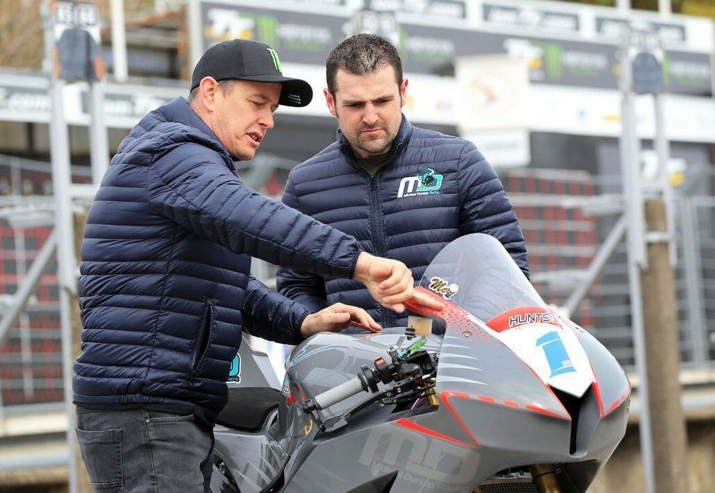 Michael Dunlop - not a career ending 36 John McGuinness Michael Dunlop MD Racing Isle of Man TT 2018 Motorcycles News 1