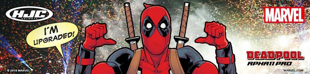 NEW: Deadpool HJC RPHA11 Deadpool Helm HJC Motorcycles News 2