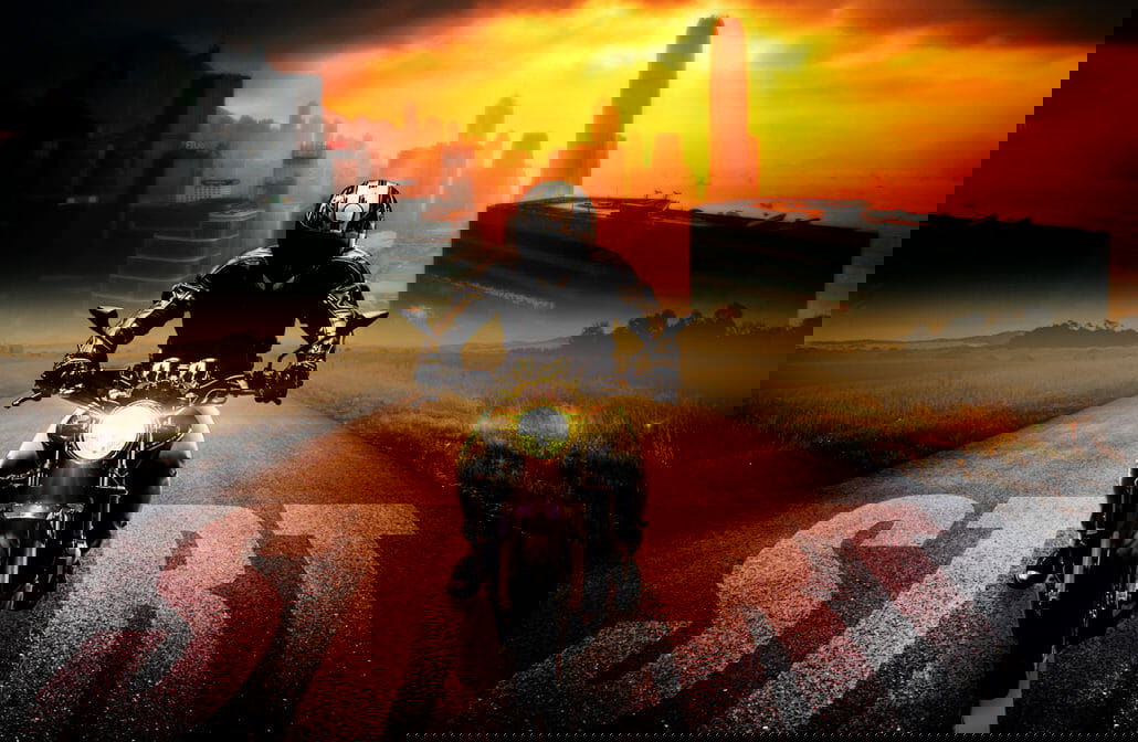 Mit 180 km/h über die Stadtautobahn bike 2511594