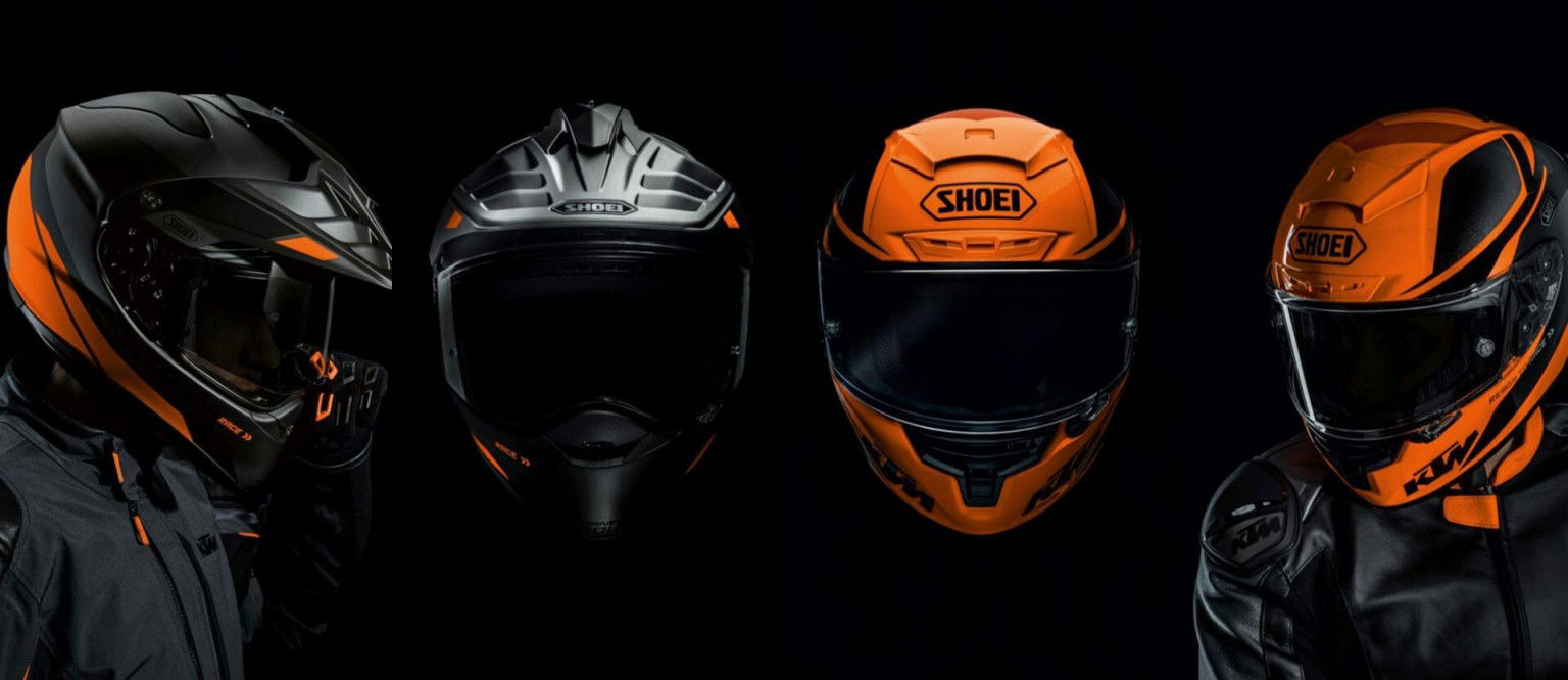 KTM SHOEI Helmets Header