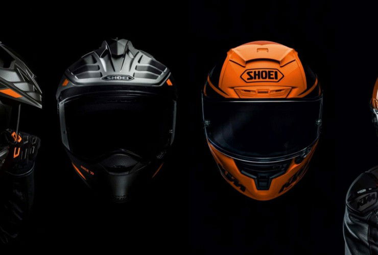 KTM SHOEI Helmets Header