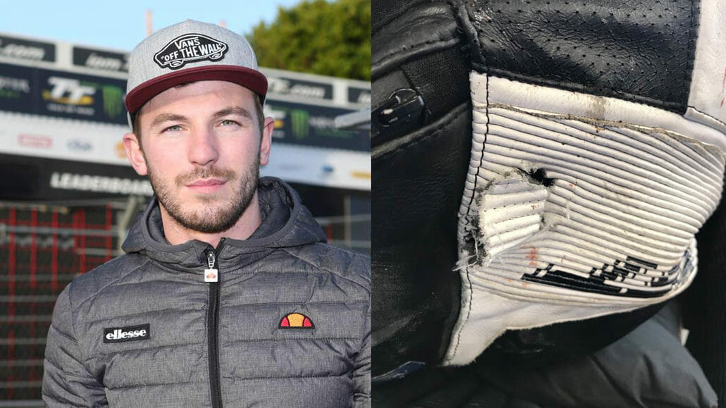 Road Racer bei über 270 km/h von Selfie Stick getroffen Paul Jordan