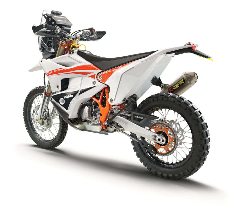 KTM 450 Rally Replica 3 03 KTM 450 RALLY REPLICA MY2019 left rear