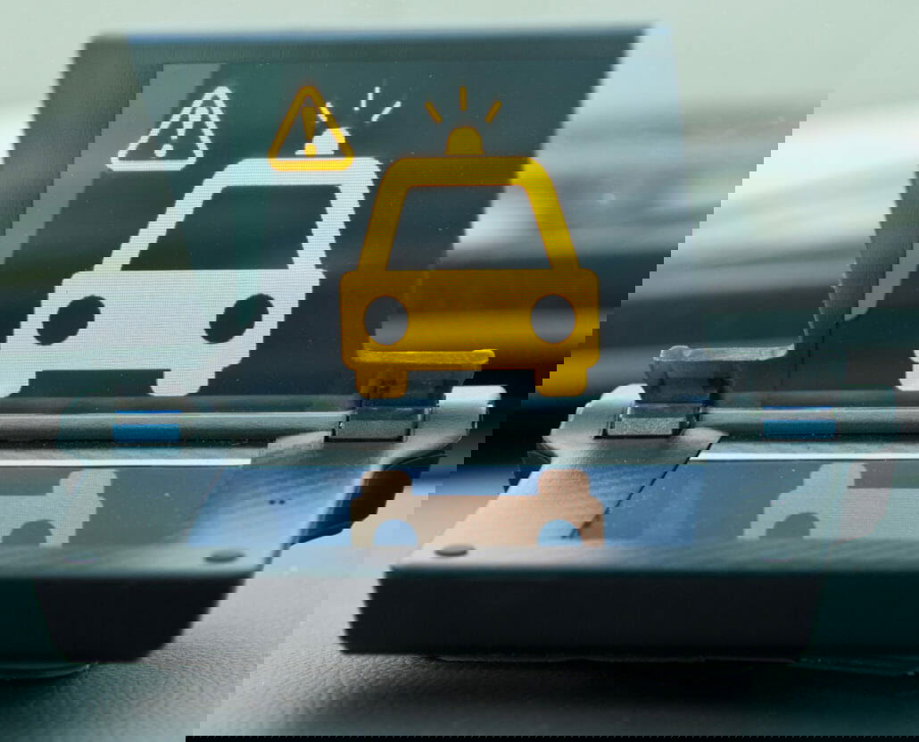 Head up Display Emergency Vehicle