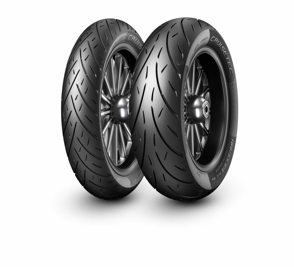 Tires for powerful cruisers - Metzeler Cruisetec 40 SET ISOMETRIC