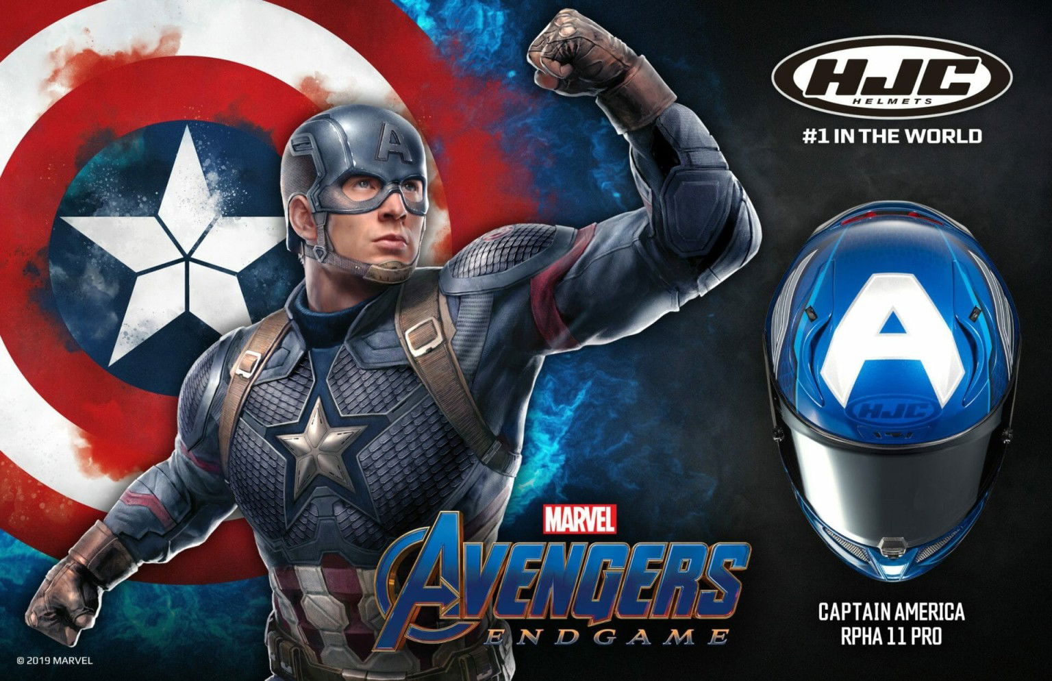 New Captain America helmet from HJC 3