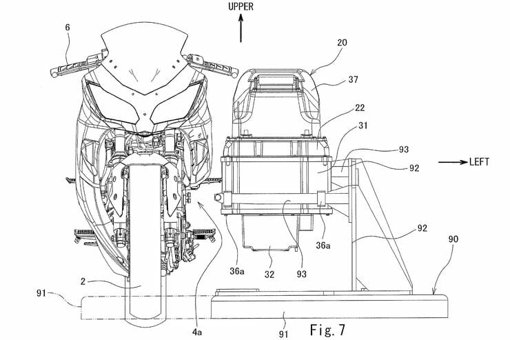 Kawasaki Elektro Patentzeichnung Motorcycles News Motorrad Nachrichten App 8