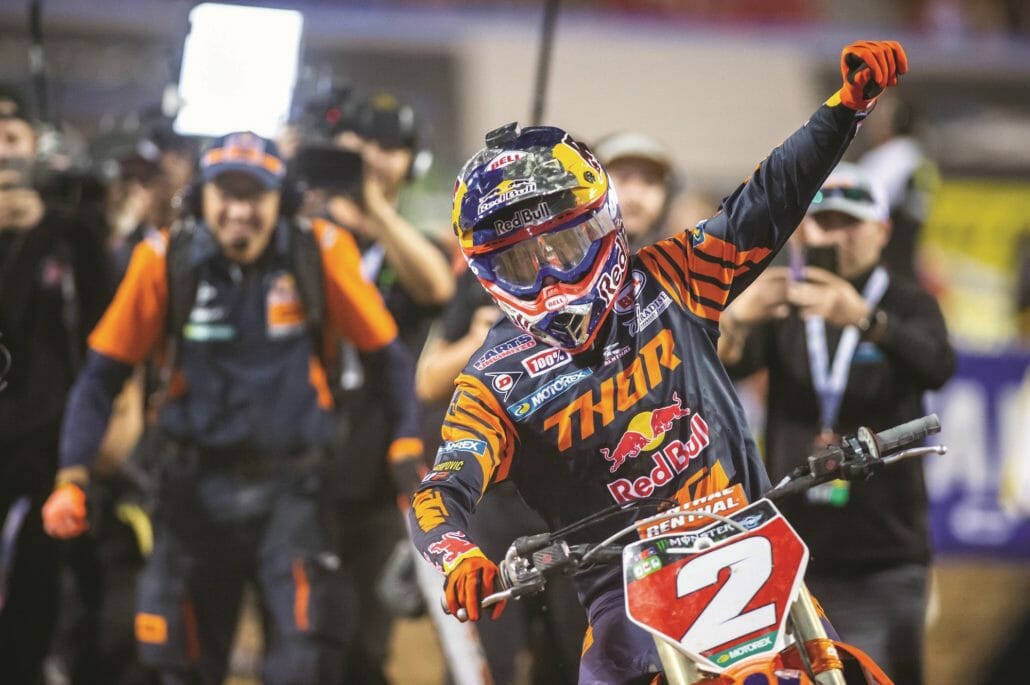 Cooper Webb ist AMA Supercross 450 SX Meister 30 Webb KTM 450 SX F Las Vegas 2019 01