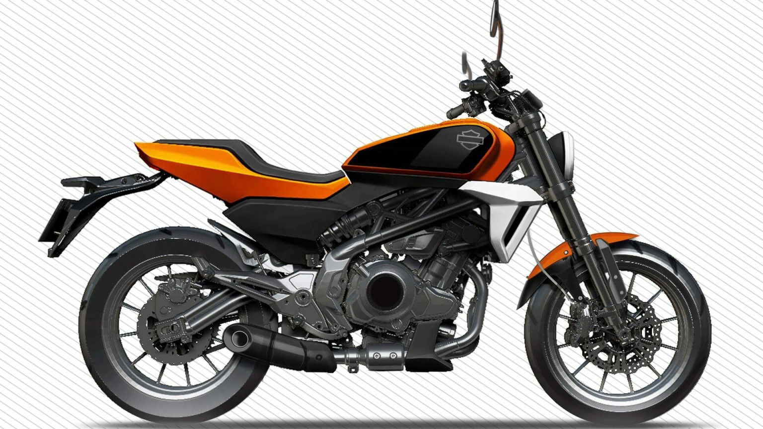 cropped Harley Davidson XR250 concept 02