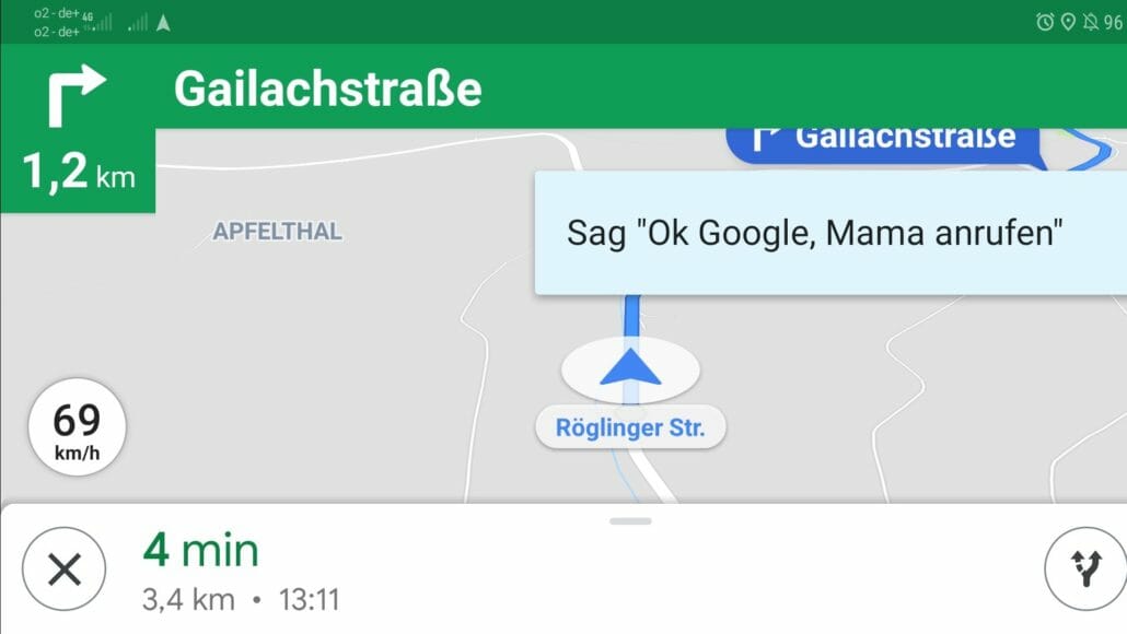 Google Maps bekommt Geschwindigkeitsanzeige cropped Screenshot 20190622 130657 com.google.android.apps .maps