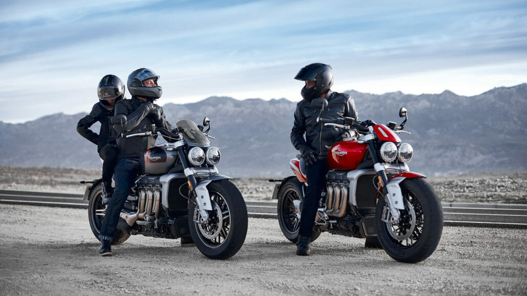 Triumph Rocket 3 R and GT presented cropped 2019 Rocket 3 R GT Joint Static 2