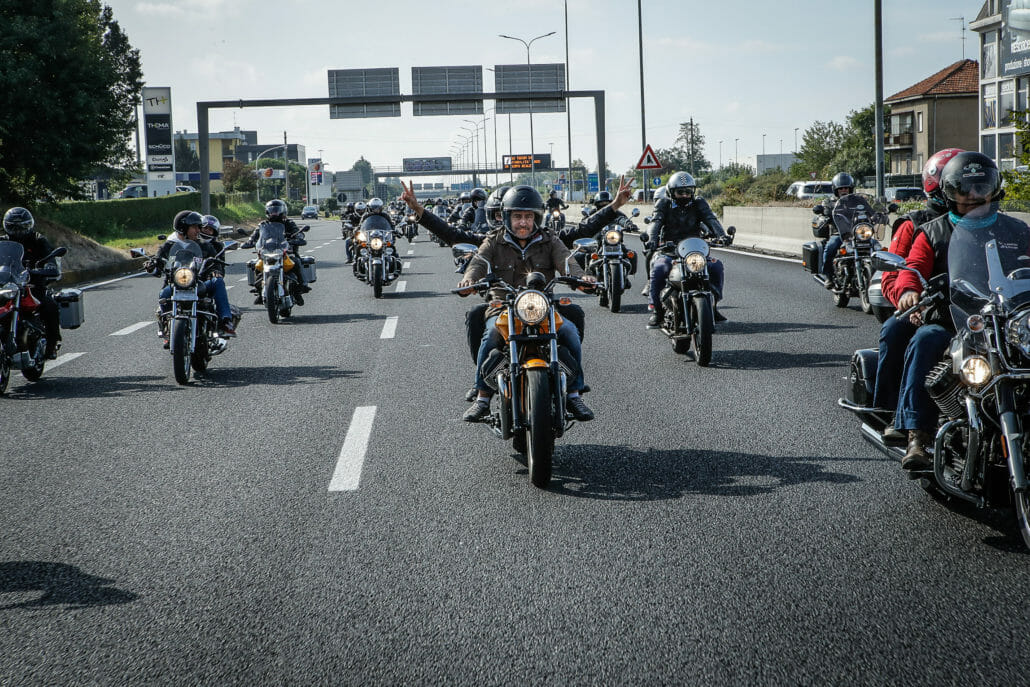 30,000 visitors at the Moto Guzzi Open House 2019 6 03 Road to Mandello