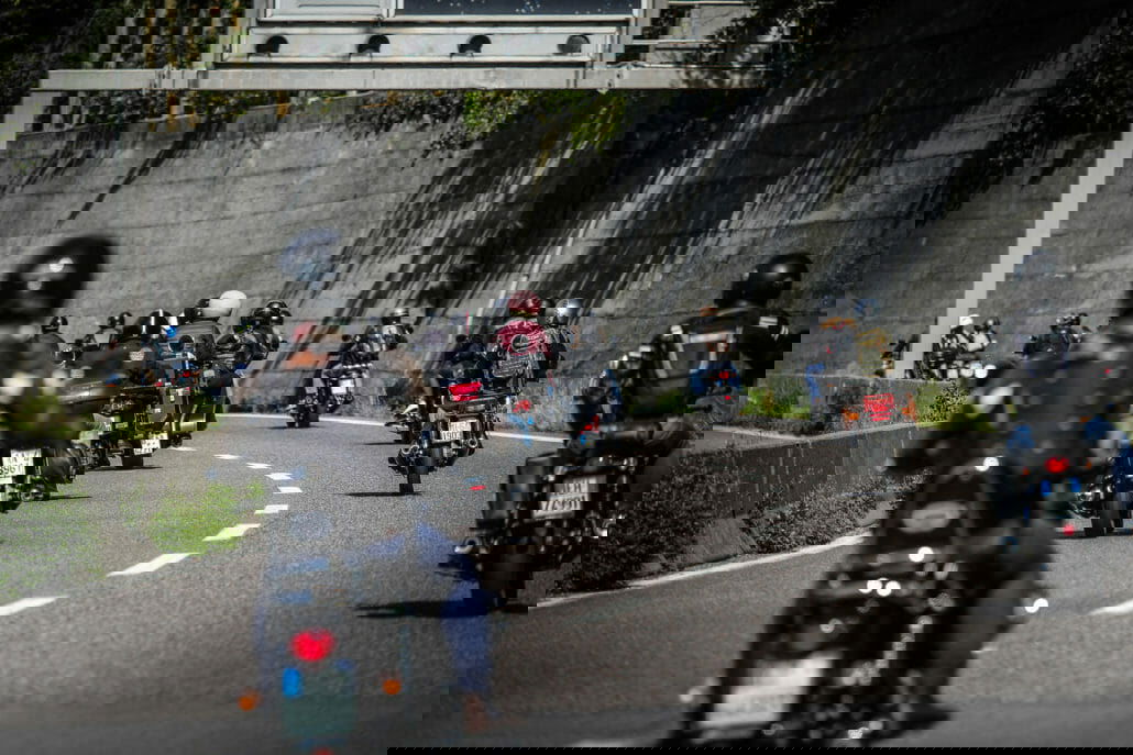 30,000 visitors at the Moto Guzzi Open House 2019 10 05 Road to Mandello