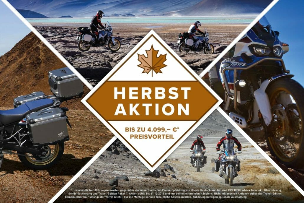 188628 Honda Africa Twin Travel Edition Herbstaktion Key Visual