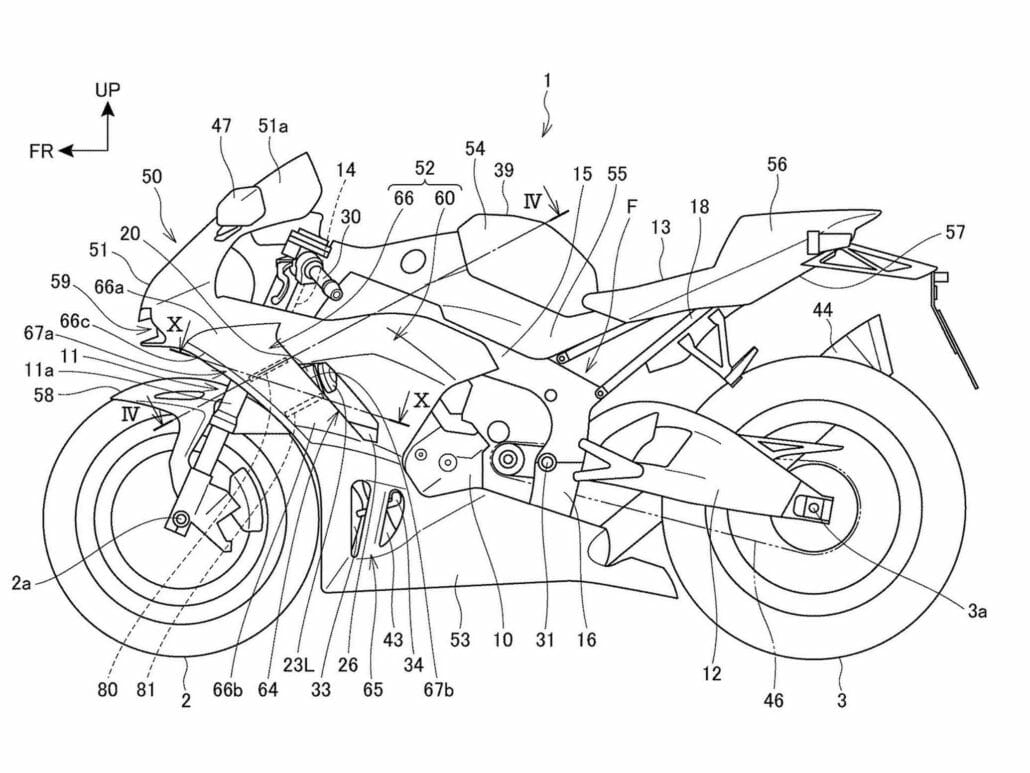 2020 Honda CBR1000RR Fireblade active aerodynamics patent Motorcycle News App Motorrad Nachrichten App MotorcyclesNews 1