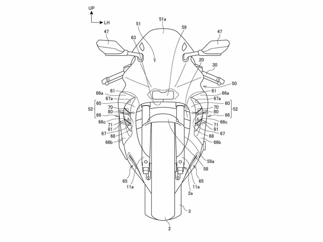 2020 Honda CBR1000RR Fireblade active aerodynamics patent Motorcycle News App Motorrad Nachrichten App MotorcyclesNews 3