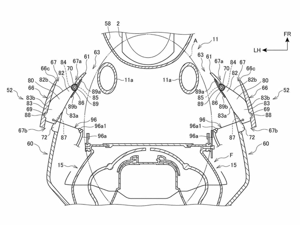 2020 Honda CBR1000RR Fireblade active aerodynamics patent Motorcycle News App Motorrad Nachrichten App MotorcyclesNews 5