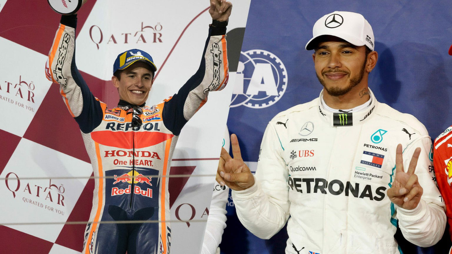cropped Marquez und Hamilton