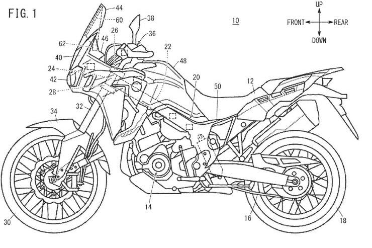 Honda: Head-Up-Display mit Touchbedienung fürs Motorrad 2 Honda Patent Head Up Display with TouchScreen Motorcycle News App Motorrad Nachrichten App MotorcyclesNews 2