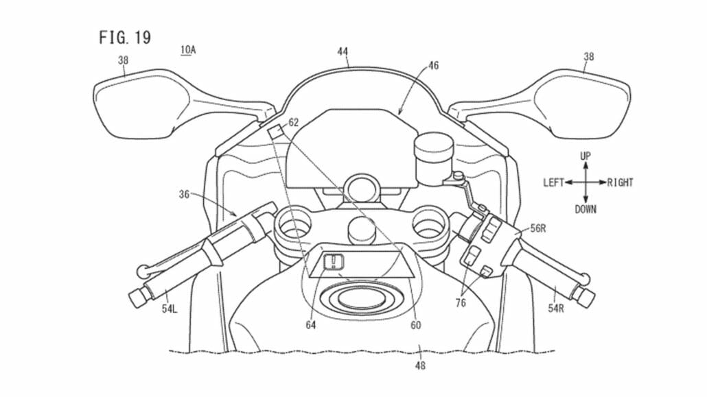 Honda: Head-Up-Display mit Touchbedienung fürs Motorrad 5 Honda Patent Head Up Display with TouchScreen Motorcycle News App Motorrad Nachrichten App MotorcyclesNews 5