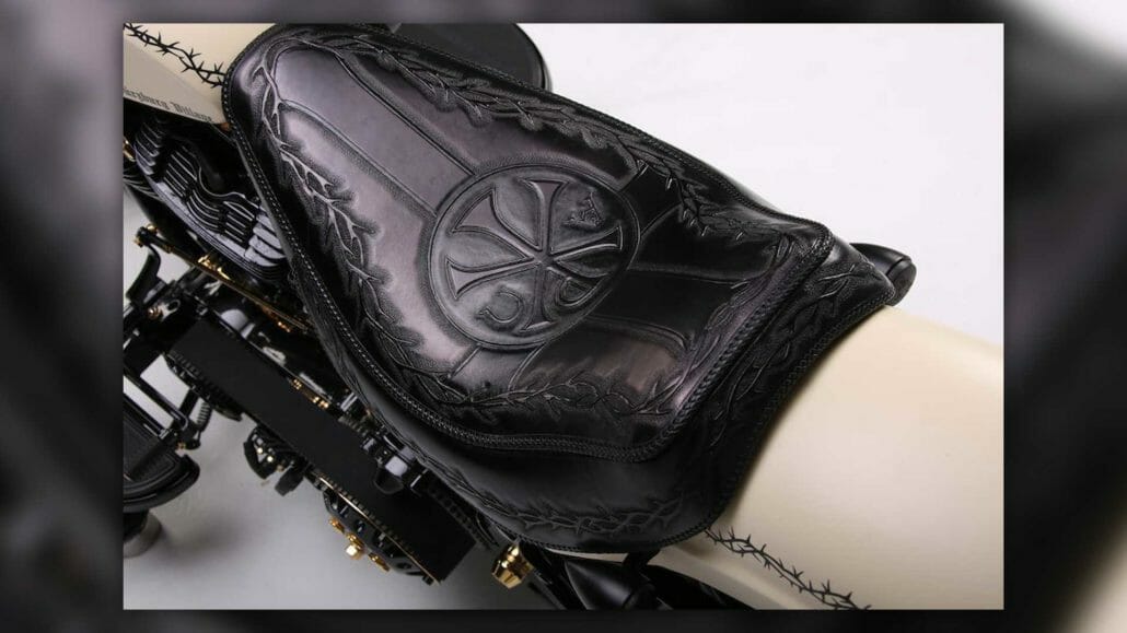 Harley Davidson of Pope will be auctioned 5 papal harley white unique 5