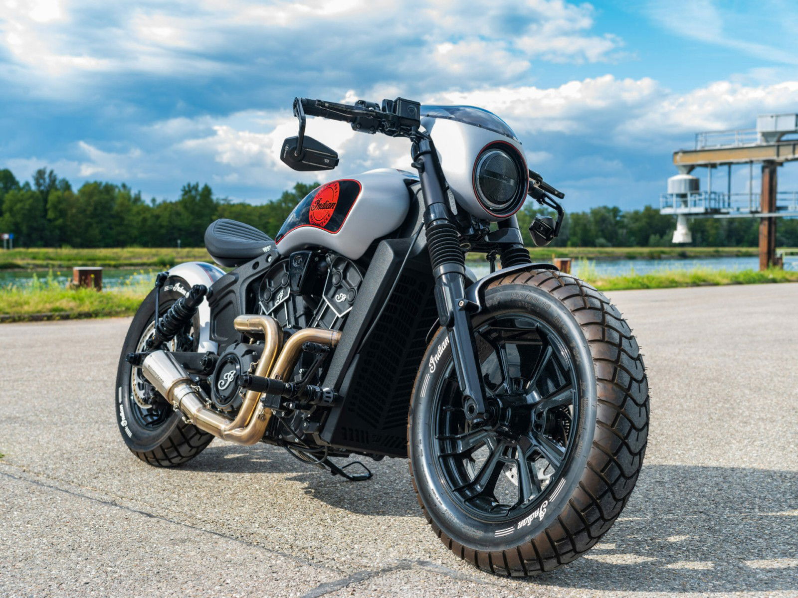 WUNDERKIND Custom Indian Scout Bobber THREE 47