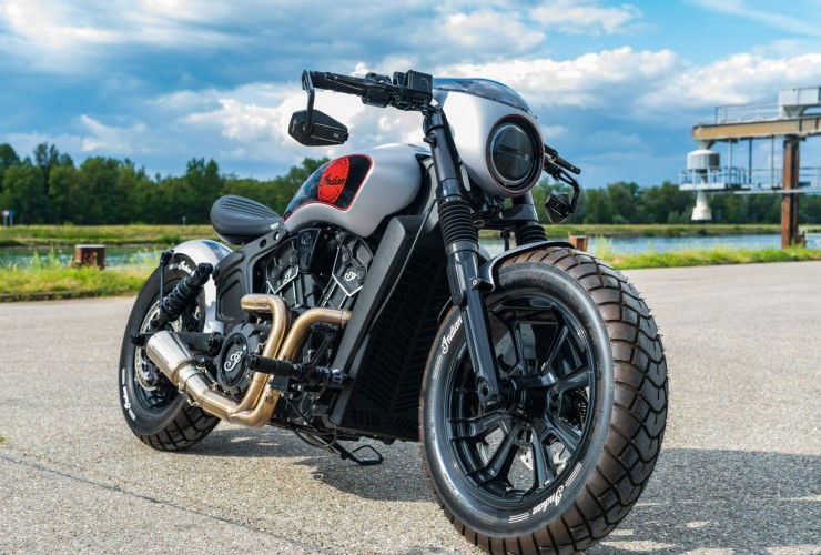 WUNDERKIND Custom Indian Scout Bobber THREE 47