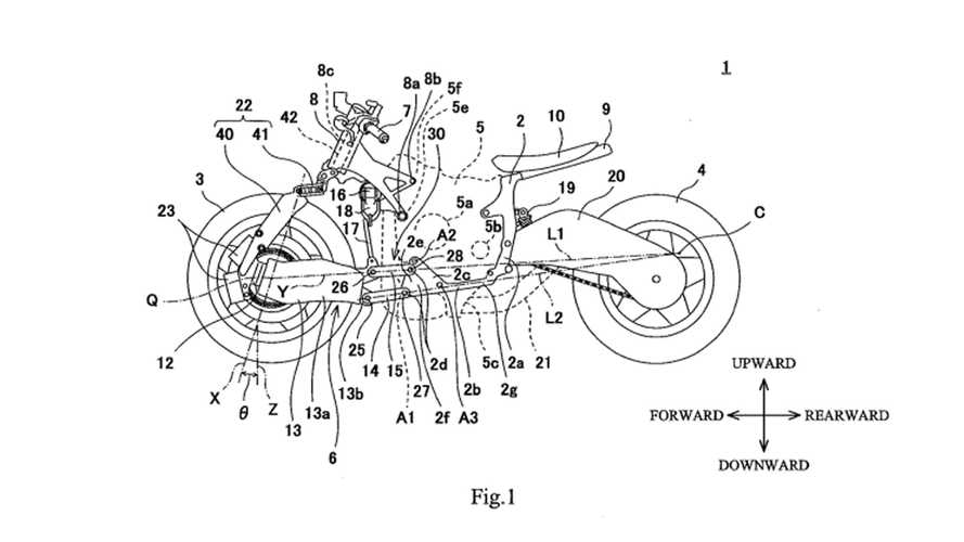 Kawasaki was already working on the steering knuckle 25 Achsschenkellenkung 2
