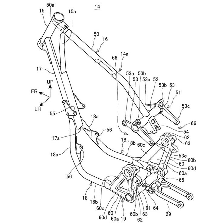 Kommen weitere Modelle mit dem Motor der Africa Twin? 1 Honda Rahmen für Africa Twin Motor 1