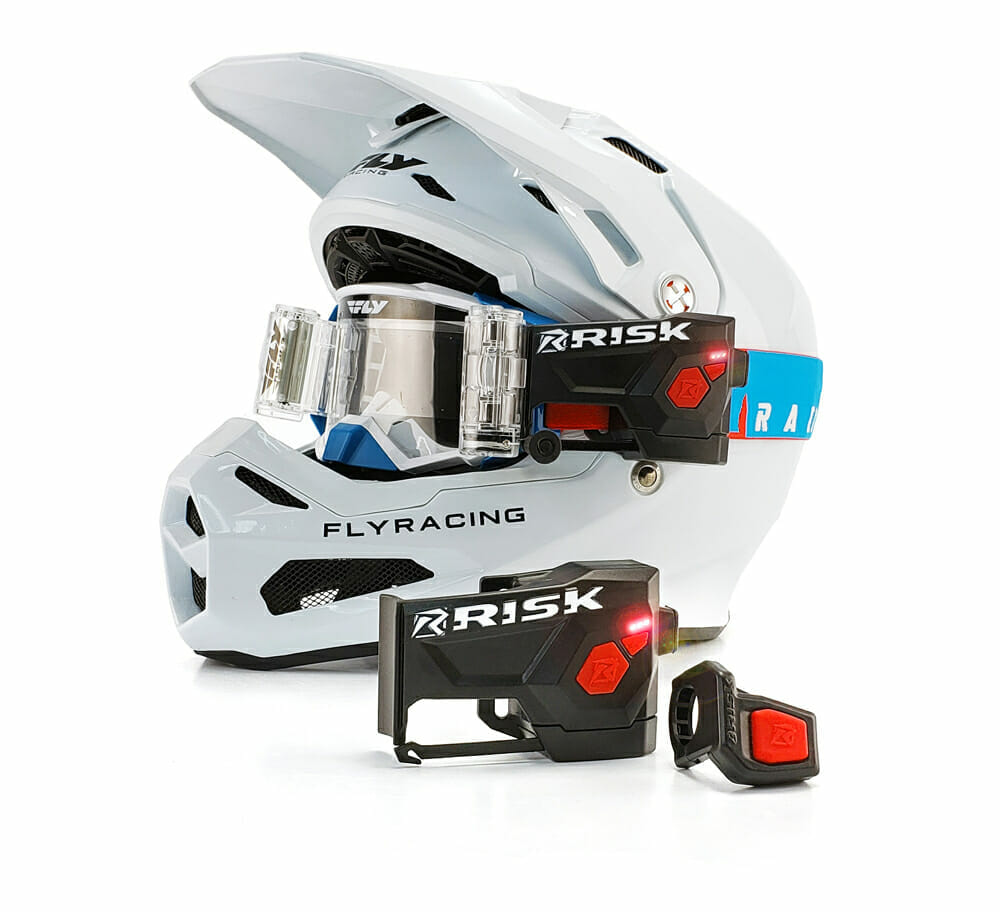 Immer klare Sicht beim Motocross-Fahren 4 Risk Racing Goggle Ripper 4