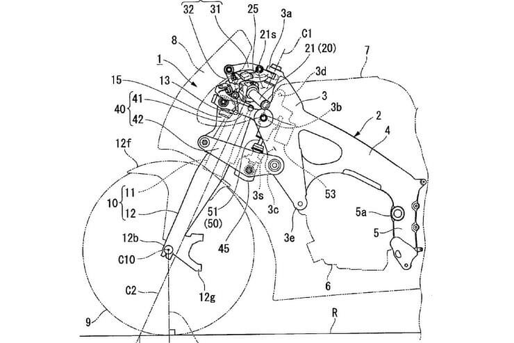 Patent - Möchte Honda von der traditionellen Gabel abweichen? 5 Hossack RCV