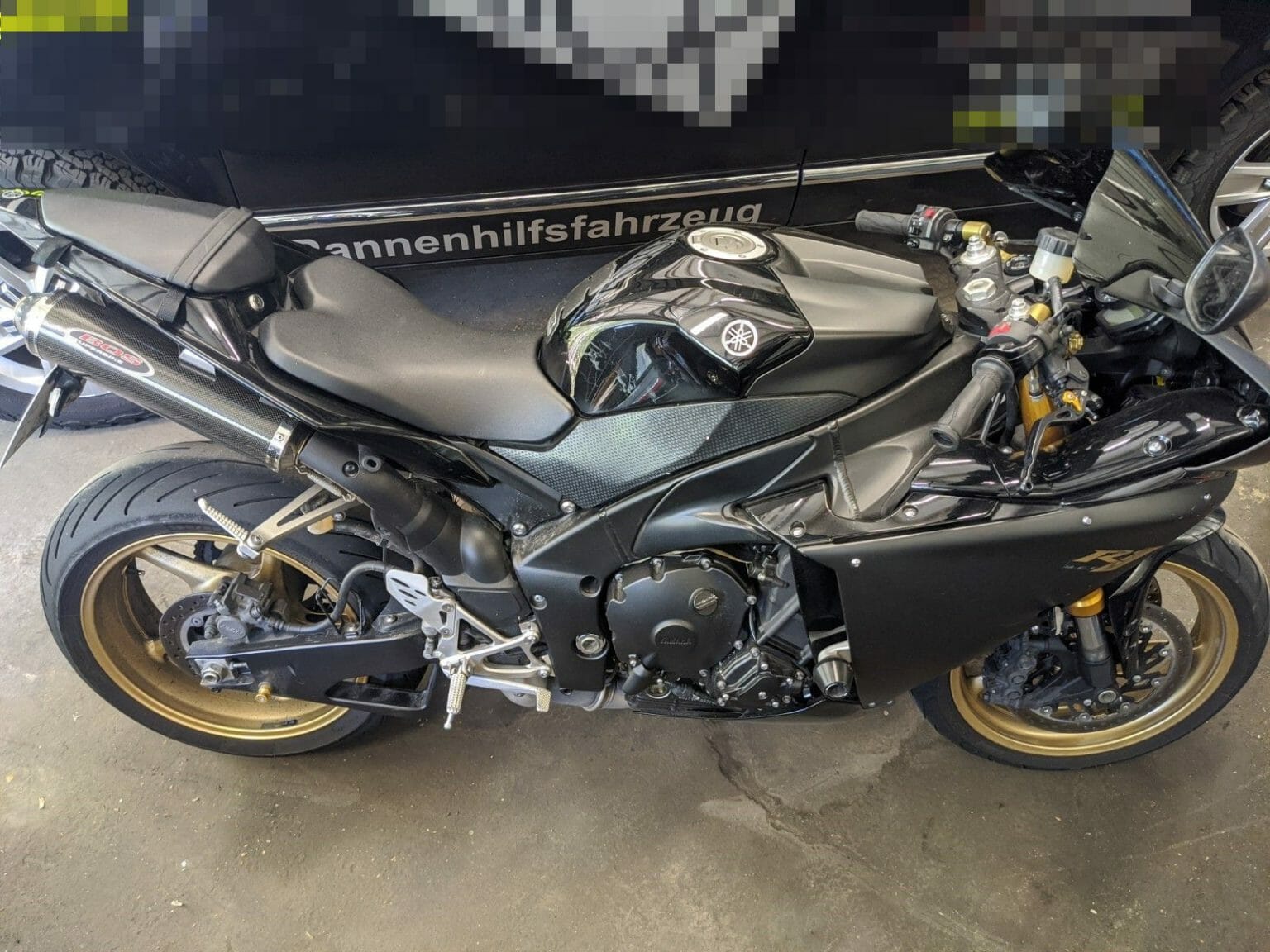 Illegales Rennen – Yamaha beschlagnahmt SichergestelltesMotorrad22042020