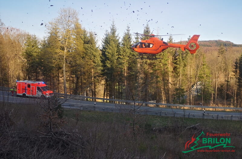 Frontalzusammenstoß – Motorräder brennen aus 4 VU Krad L 870 4