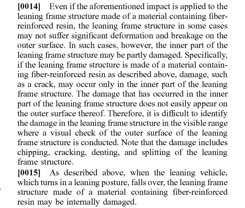 Yamaha Carbon Rahmen Patent 2