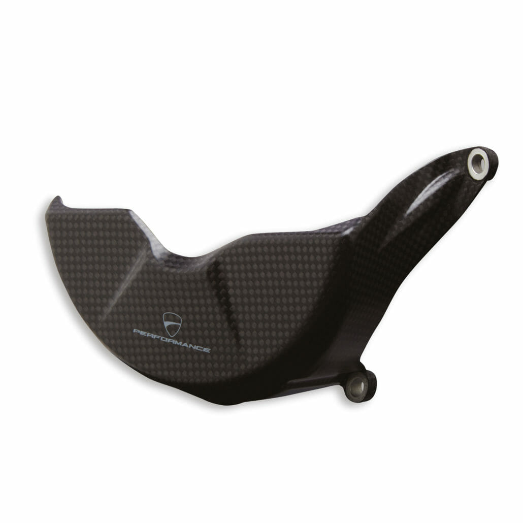 DUCATI ACCESSORIES Carbon protection for generator cover UC152804 Mid