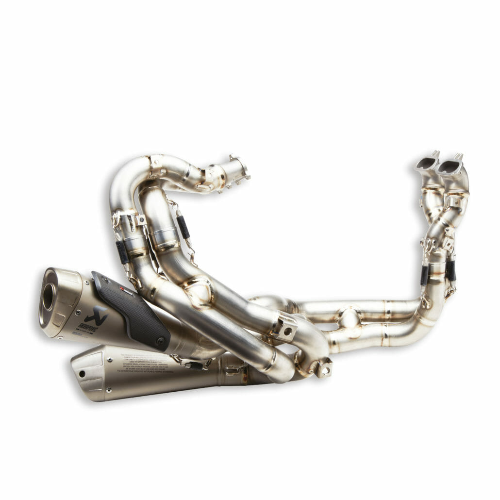 DUCATI ACCESSORIES Complete titanium exhaust system UC152791 Mid