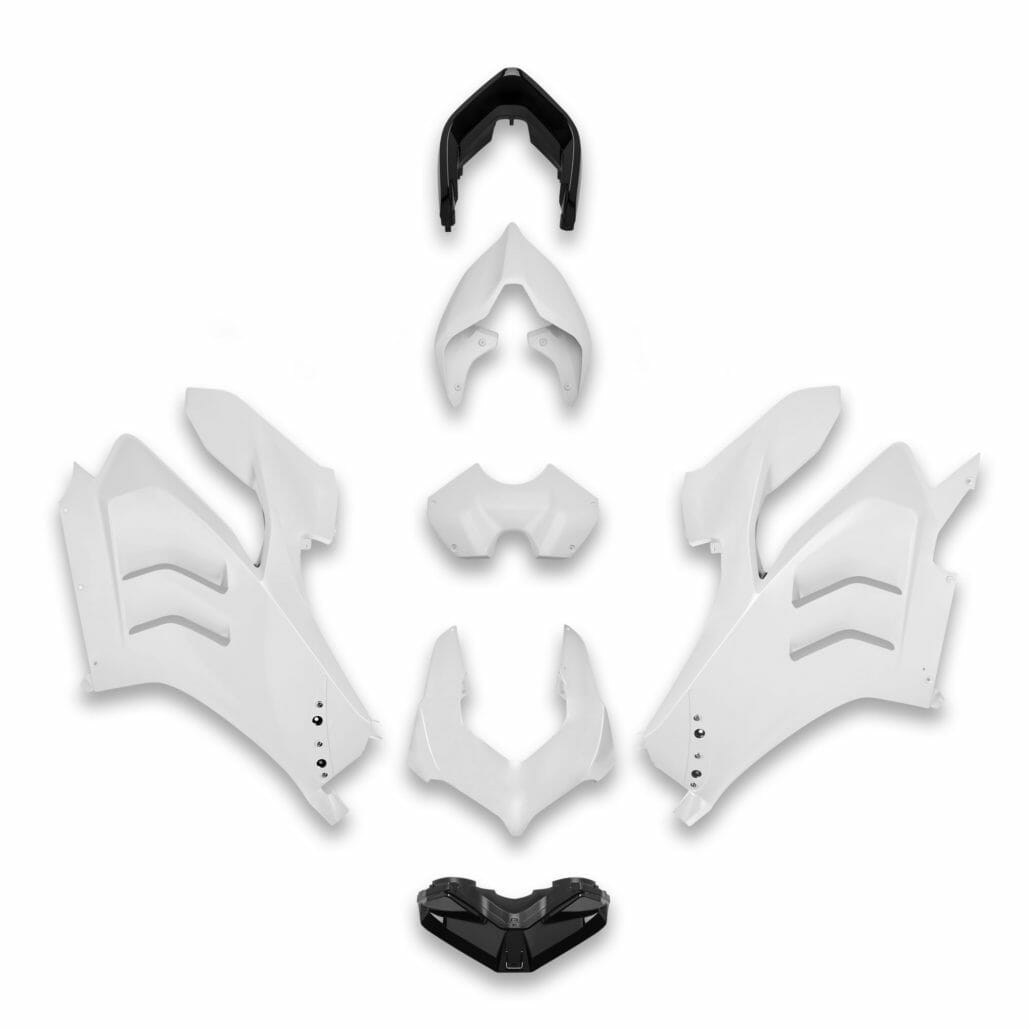 DUCATI ACCESSORIES Upper racing fairing kit UC160036 Mid