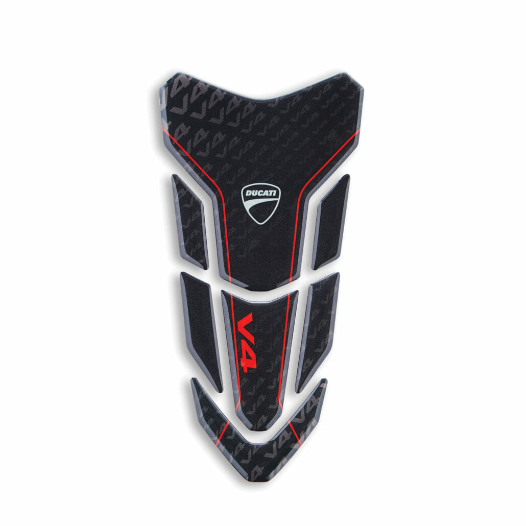 DUCATI ACCESSORIES anti slip side stickers for the tank UC160037 Mid