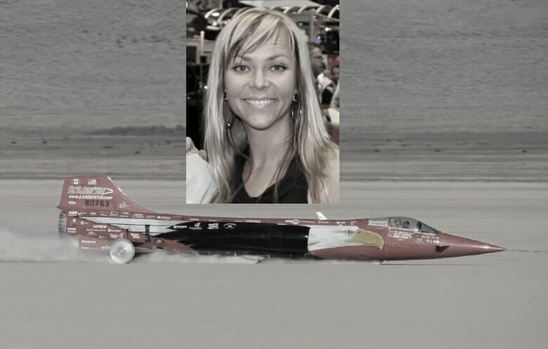 Jessi Combs is the fastest woman in the world Jessi Combs Rekord 1 1