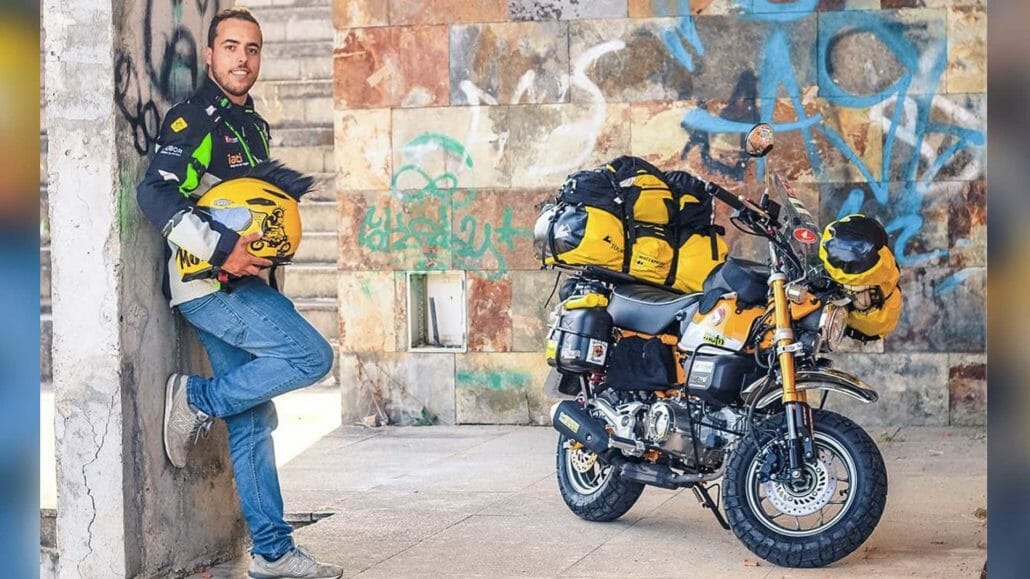Geplante Reise um die Welt – mit einer Honda Monkey 1 Andre Sousa Monkey Weltreise
