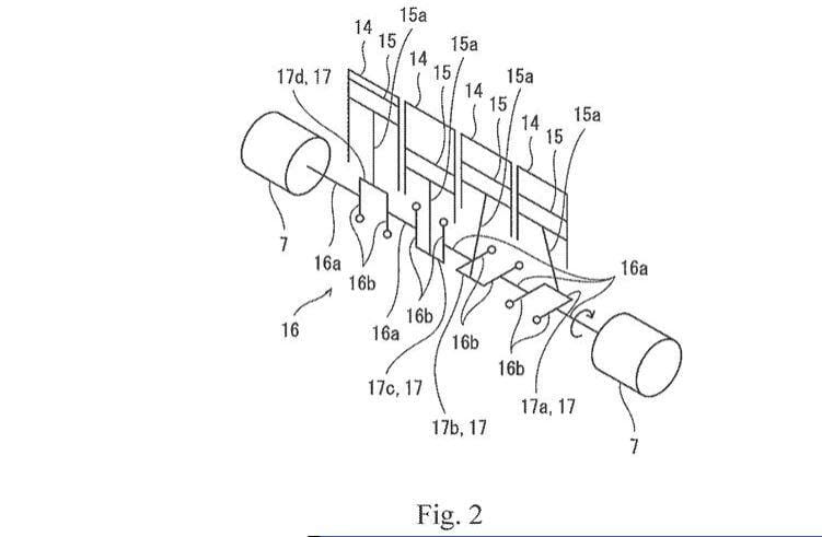 Kawasaki patent: two-stroke engine with cross-plane crank and compressor for hybrid 6 Kawasaki crossplane 2 stroke