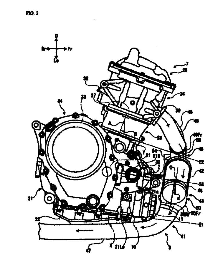 Patent: Neuer Suzuki Parallel-Twin Motor 30 Suzuki Parallel Twin 2