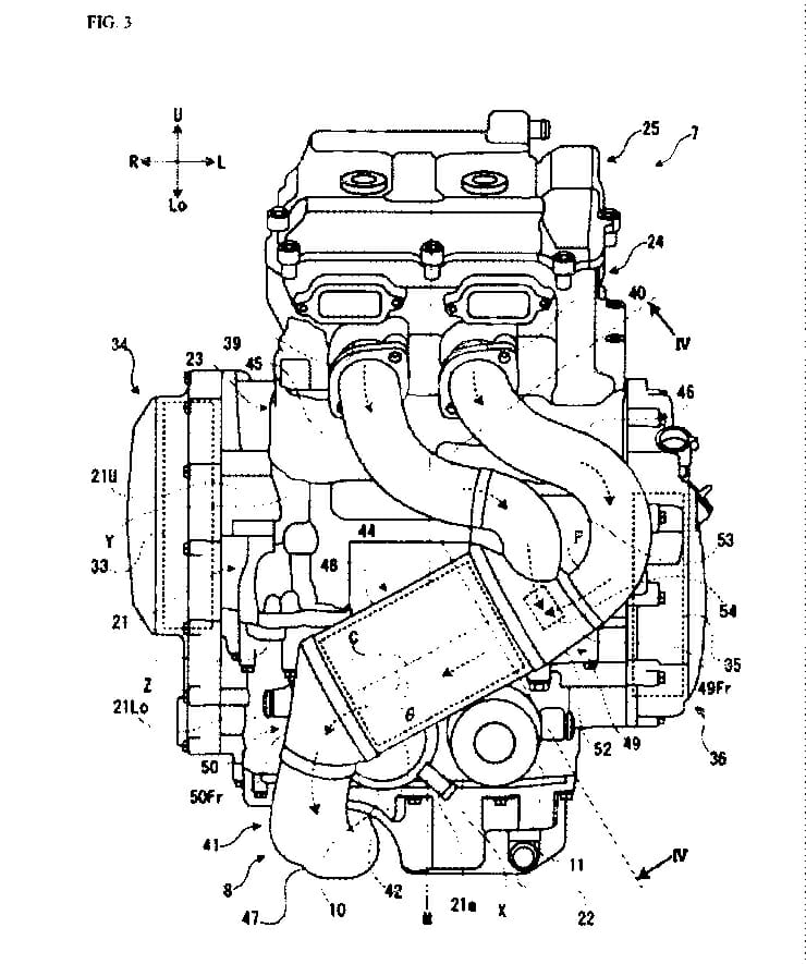 Patent: Neuer Suzuki Parallel-Twin Motor 31 Suzuki Parallel Twin 3